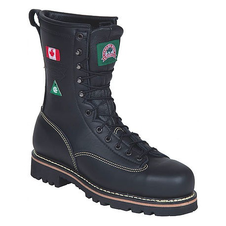 Canada West 34397 Fire-Retardent Steel-Toe Lace Work Boots CSA Grade 1