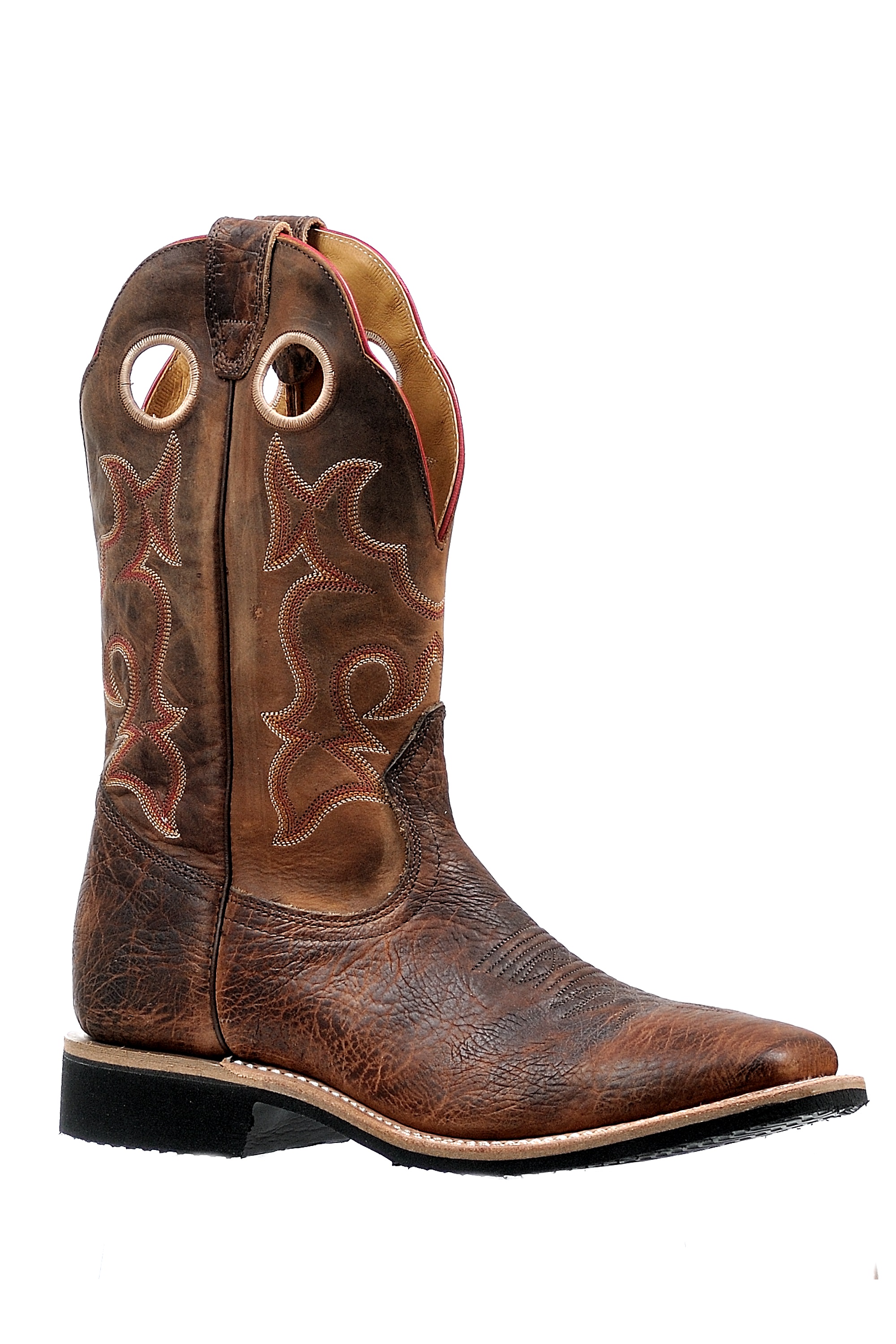 Boulet Extralight LaidBack Tan Spice Mens Wide Square Toe boot 4745