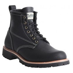 Men's WM. Moorby footwear 2814 Black Loggertan 6" quarters - Unlined