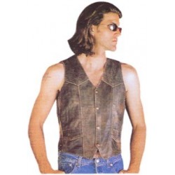 Men's Highway Hawk Leather Vest