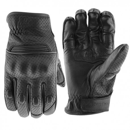 STRAIGHT SAVAGE™ LEATHER GLOVES Black by Speed & Strength