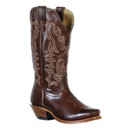 Boulet 9364 Ladies Ranch Hand Tan Cutter Toe Boots