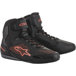 FASTER-3 RIDEKNIT SHOES Black / Red by Alpinestars