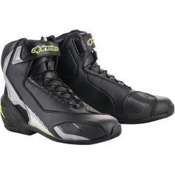 SP-1 V2 Riding Shoes BLACK/ silver/yellow