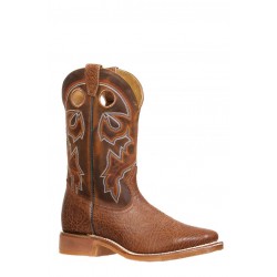 Boulet 8308 Rough Rider Ambergold Wide Square Toe Boots