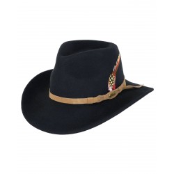Outback's 1321 Randwick Austrailian Wool Hat Black