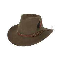 Outback's 1321 Randwick Austrailian Wool Hat Brown