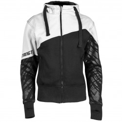 Cat Out'a Hell Armored Hoody White / black