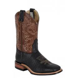 Men's Ropers 8609 11" Black Bullhide / Arizona Café