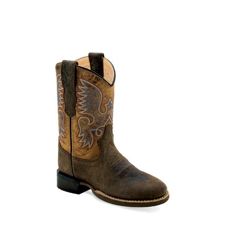 Oldwest Children's & Youth's Broad Round Toe Boots BRC 2011