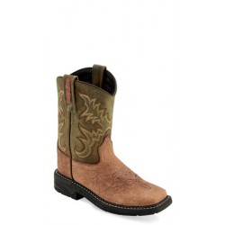 Oldwest Children's & Youth's Square Toe Boots WB 1008