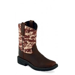Oldwest Children's & Youth's Square Toe Boots WB 1006