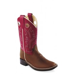 Oldwest Children's & Youth's Ultra Flex Broad Square Toe Boots BSC 1883