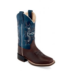 Oldwest Children's & Youth's Broad Square Toe Boots BSC 1915