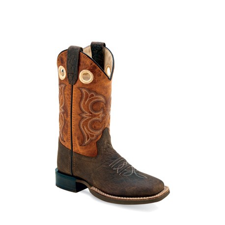 Oldwest Children's & Youth's Broad Square Toe Boots BSC 1961