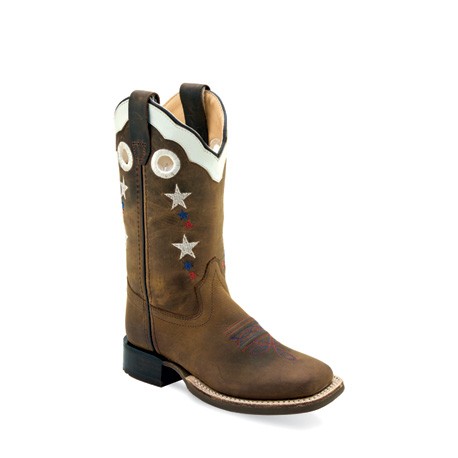 Oldwest Children's & Youth's Broad Square Toe Boots BSC 1964