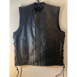 Black Mens Vest FIM654CPM