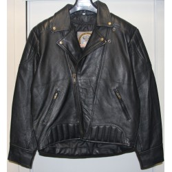 Black Leather Men's Jacket by Bull Master