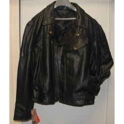 "Splendeur" Black Biker Style Jacket by Vance