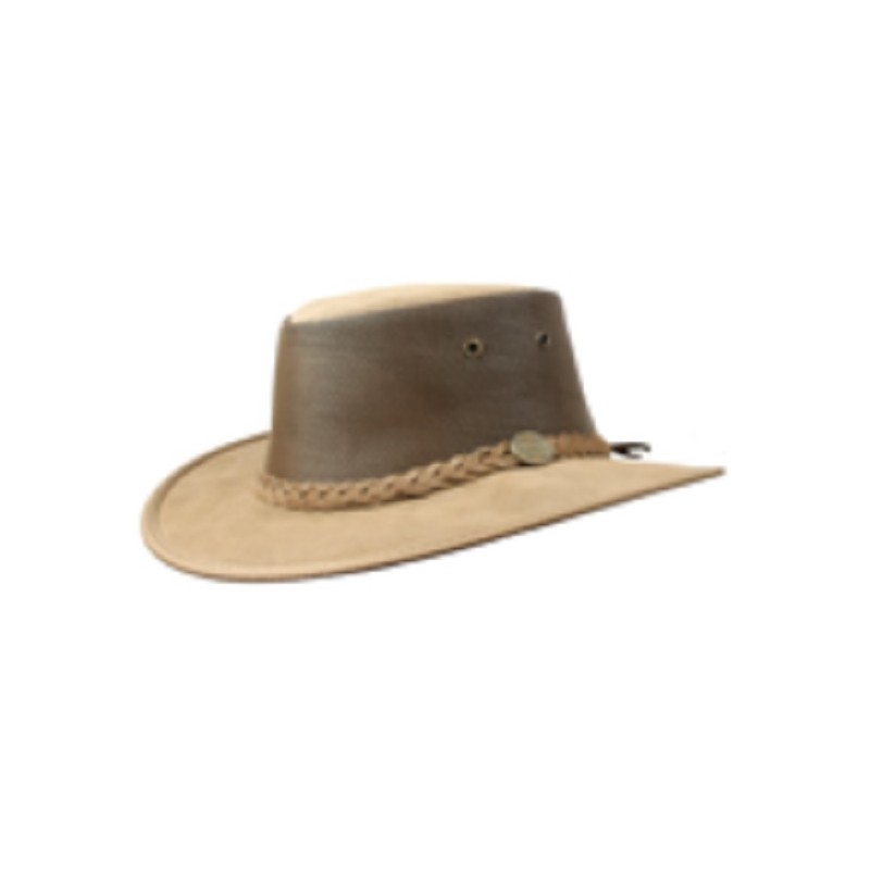 FOLDAWAY COOLER Leather Hat by Barmah - WesternBootsCanada.com By: Leather  King