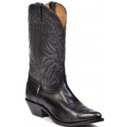 Boulet men's, Torino Black Calf Cowboy Boot