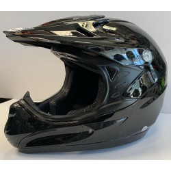 12- Motocross NENKI "Snail" Gloss Black Helmet