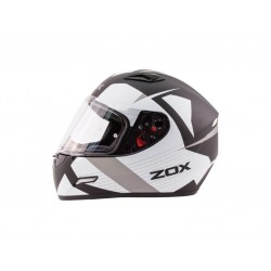 GALAXY Helmet White / Dark silver / black by Zox