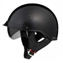GM65 Half Helmet- Fully Dressed Gloss Black