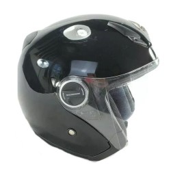 Scorpion Helmet Black EXO-200 Open Face Motorcycle