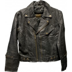 Men's Leather Biker Jacket