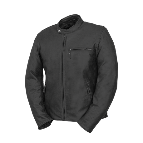 DEUCE Premium Oil Perforated Leather Jacket by: Fieldsheer
