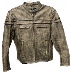 Men's Retro Brown Jacket Vented