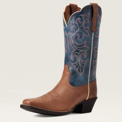 Women's Round Up Square Toe Western Boot by Ariat