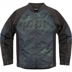 Men's Hooligan Black/Grey Demo Jacket by Icon