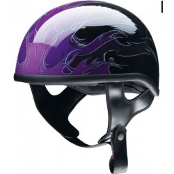 Z1R CC Beanie Hellfire Helmet Purple Flame