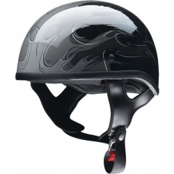 Z1R CC Beanie Hellfire Helmet Grey Flame