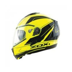 ZOX Condor Elite Modular Helmet Black & Hi-Viz Yellow