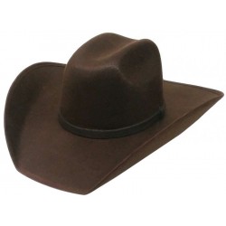 Modestone ''Faux Felt'' Cowboy Hat Brown