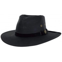 OutBack's- KODIAK oil skin Hat - Black