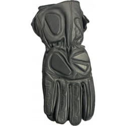 "Mega Padded" Black Motorcycle Gloves by SportInc