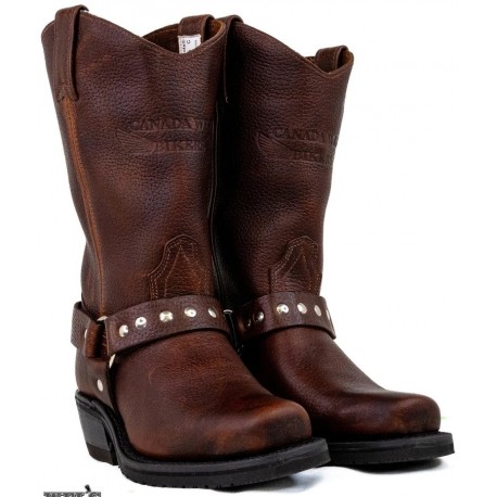 Canada West Women's Biker Boots 11" Cowhide 7634