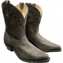Ladies Canada West Westerns 77164 Grey Leather Cowboy Boot