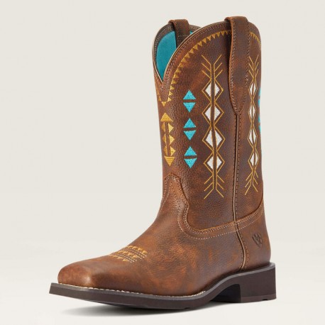 Ariat Women's Breakout Rustic Western Performance Boots - Broad Square Toe