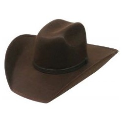 Felt-Feel Western Hat LK-1289 with Decorated Hat Band