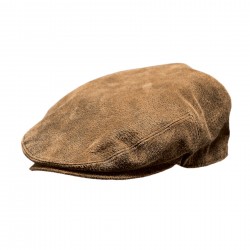 Outback's -LEATHER ASCOT CAP