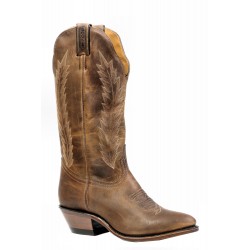 Boulet 13" Ladies HillBilly Golden Medium Cowboy Toe Boot 9026