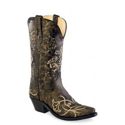 Old West Ladies Vintage Charcoal Fashion Wear Boot - LF1587